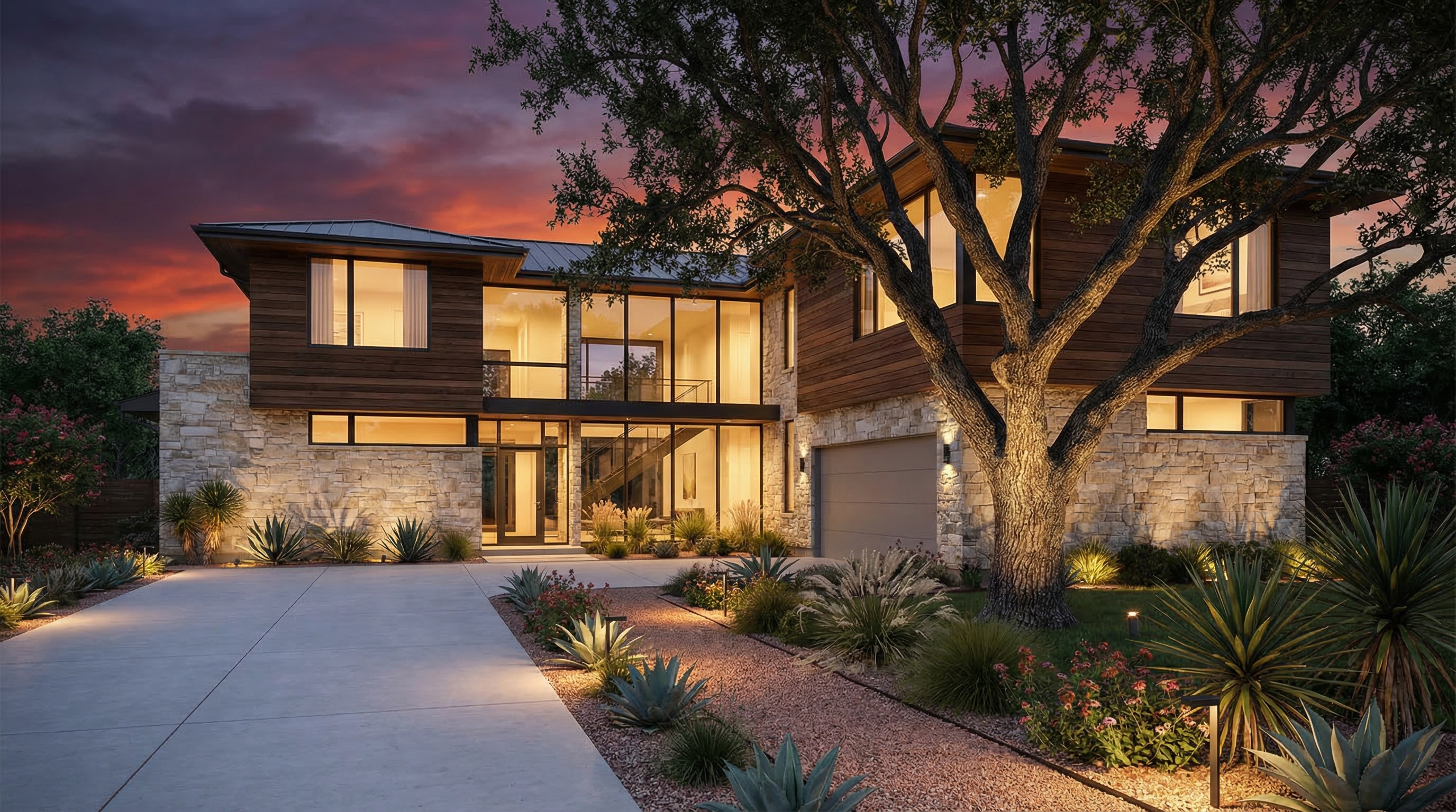 Modern Residential Exterior Visualization — Horizon Studio